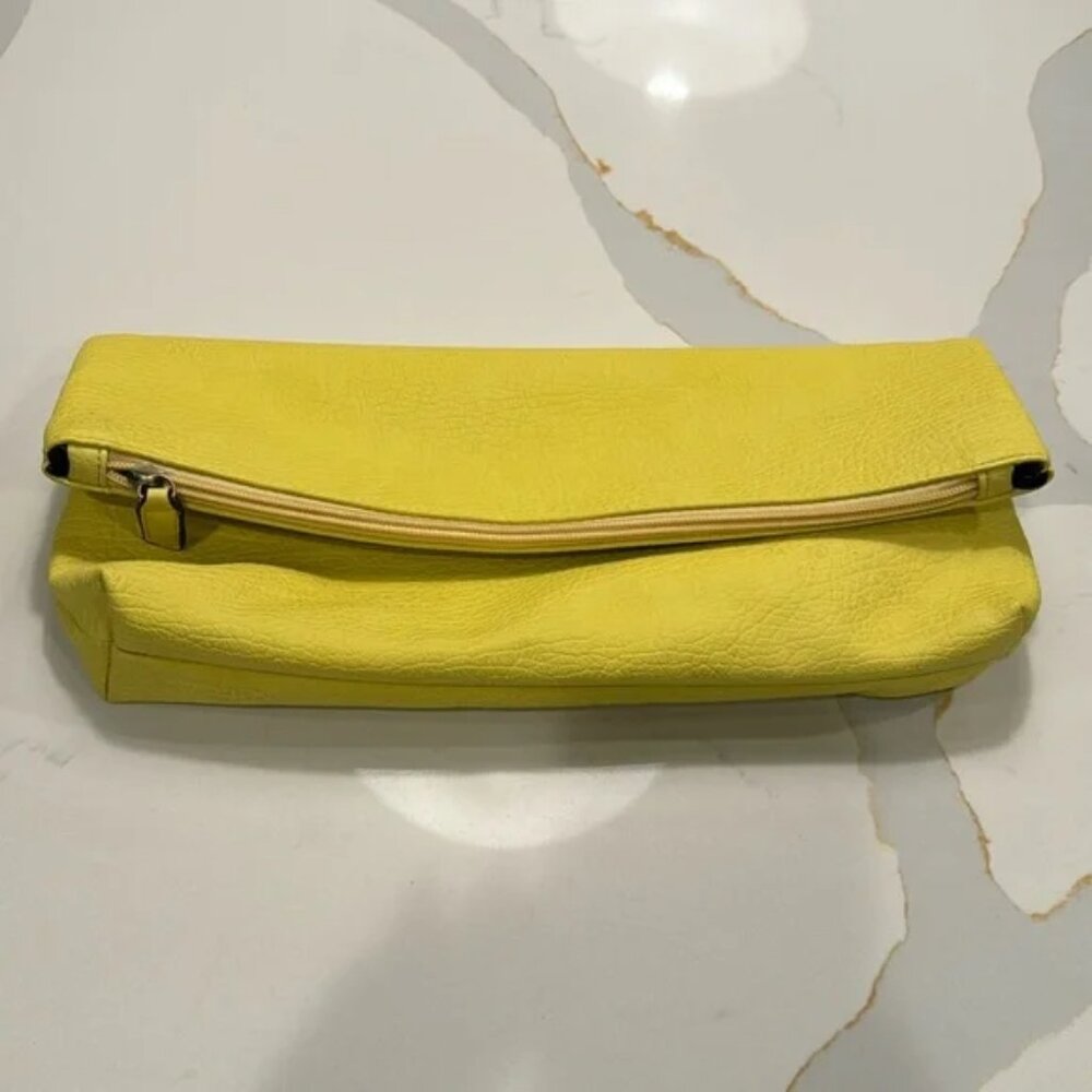 Free People Yellow Clutch
